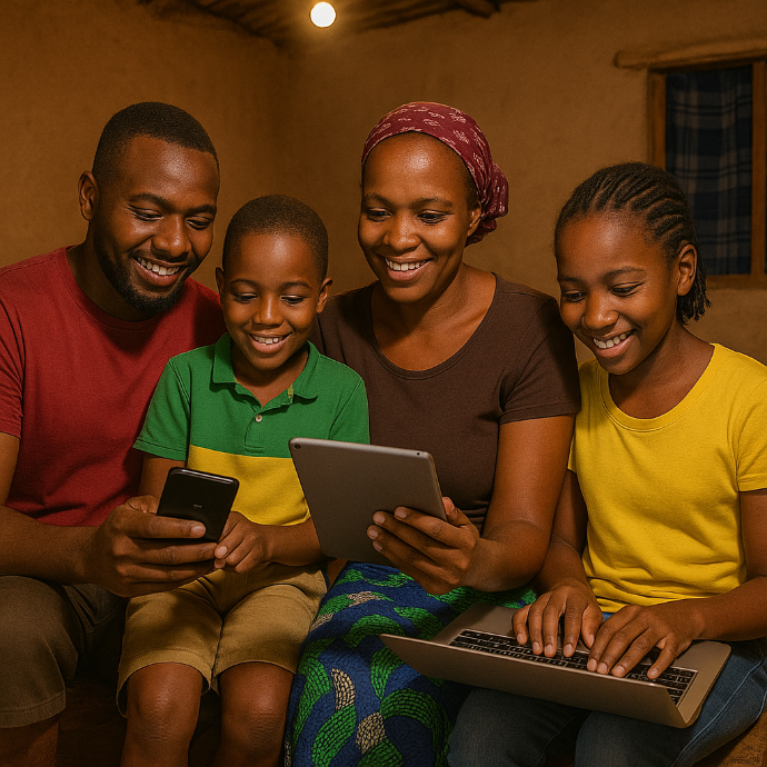Family with Kijani Box 