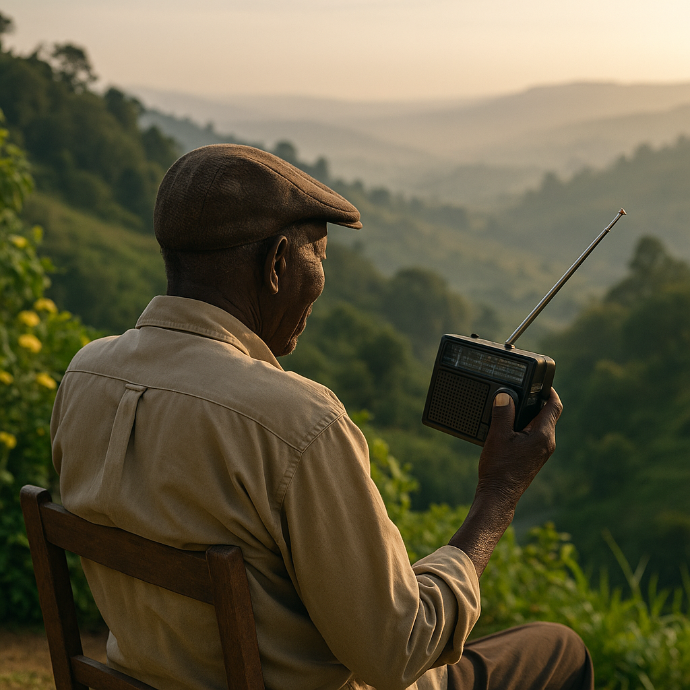 Mzee enjoying Kijani Box